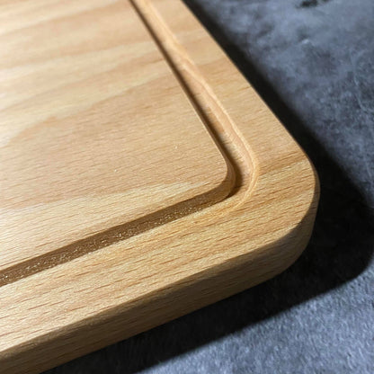 Custom Queen of Baking Chopping Board - Beech Wood Natural Grain - Custom Name Laser Engraved - Multiple Board Shapes